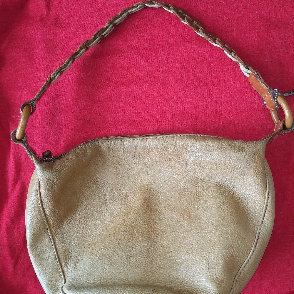 VTG Fossil shoulder bag handbag light cognac